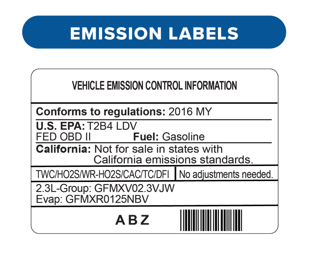 Auto Data Labels, car labels, vin labels replacement, vehicle certification label, door vin sticker replacement